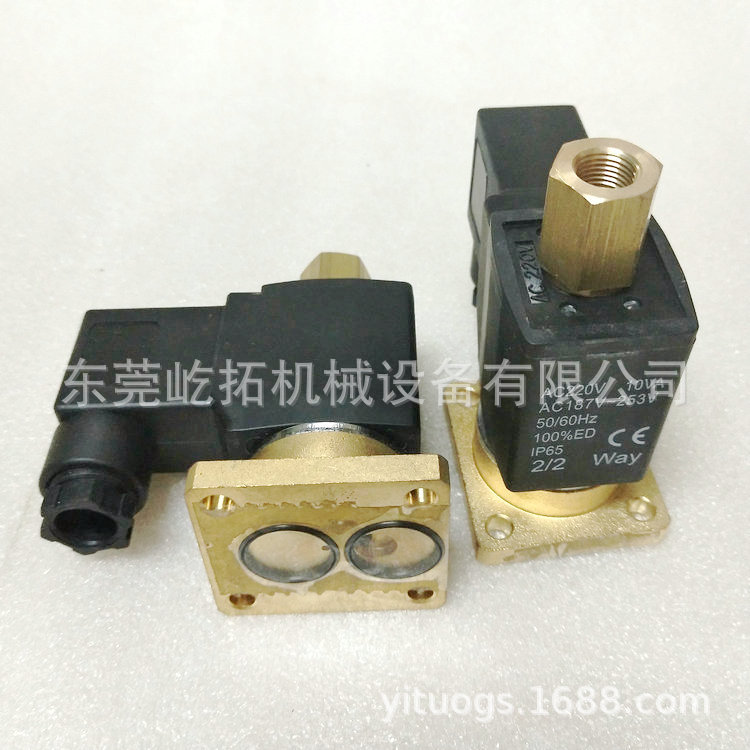 副厂替代 屹能空压机电磁阀3W1215-M10-ZG400C压缩机板式电磁阀