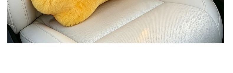 Headrest suitable for all seasons, same style lumbar support cushion, waist-protecting pillow, cartoon car seat cushion, cute car pillow