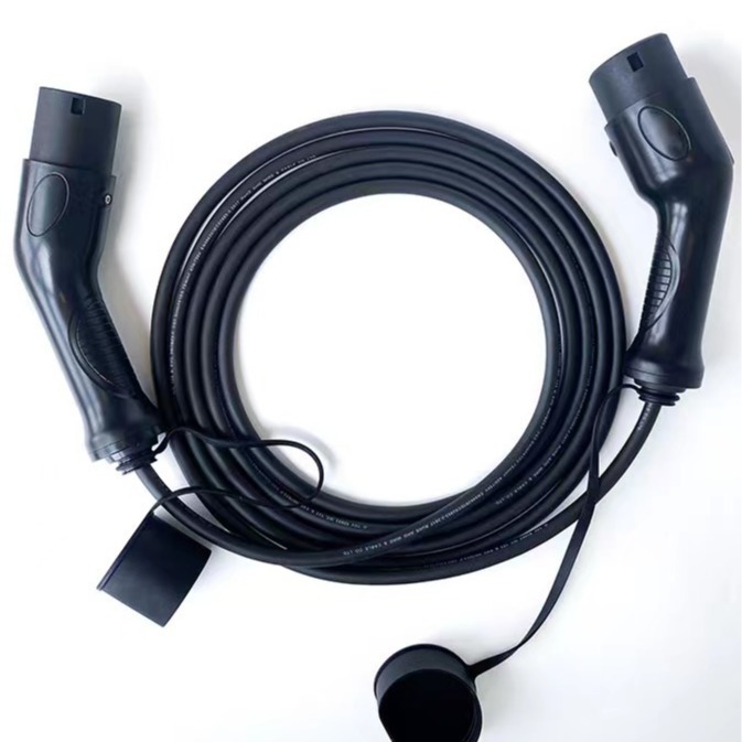 欧标双头枪延长线Type 2-Type 2新能源汽车充电桩16A/32A枪线TUV