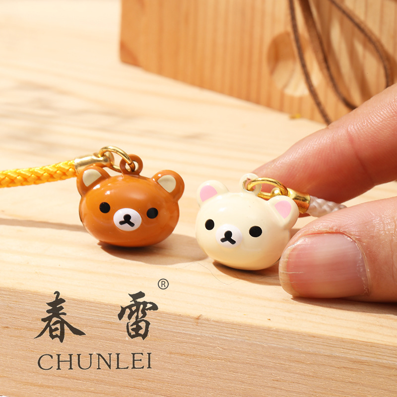 Campana de dibujos animados japonés adornos de campana de dibujos animados adornos de campana