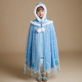 童连衣裙;童礼服;童披风/斗蓬