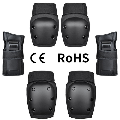 Factory Wholesale Longboard Adult Skateboard Balance Bike Ice Skates Protective Gear Children's Roller Skating Protective Gear 6-Piece Set