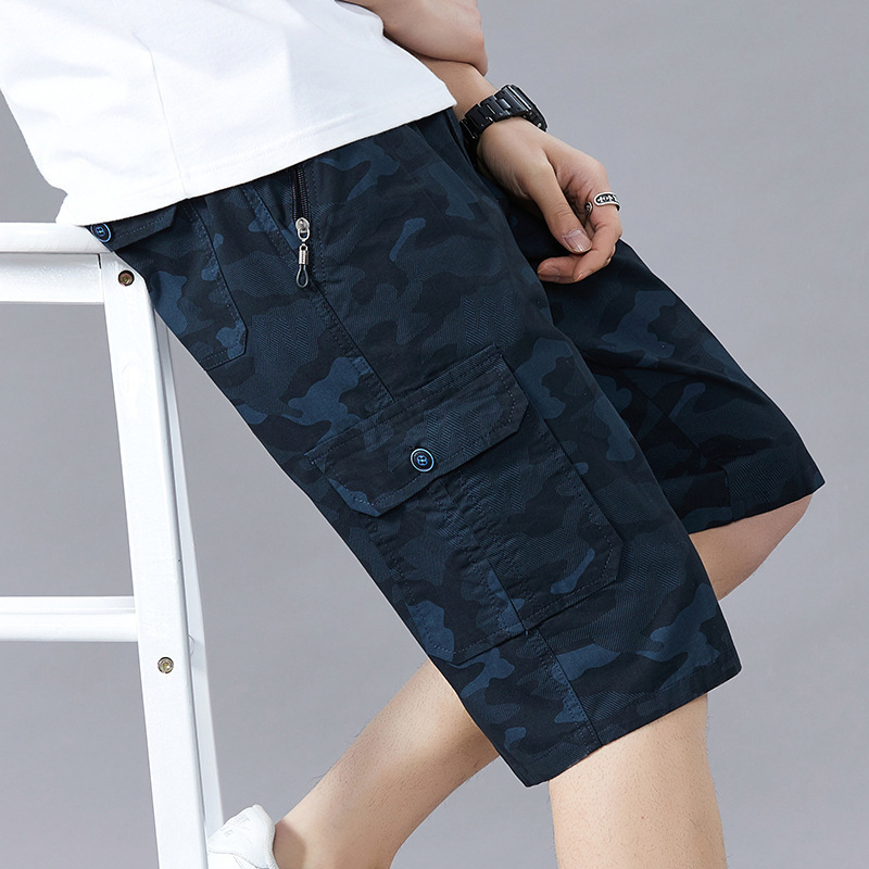 Men's Over-the-Knee Shorts Seven-point Summer Ins Trendy Outfit Tooling All Pure Cotton 100% Casual Seven-point Loose Pants Men's Over-the-Knee Shorts Seven-point Summer Ins Trendy Outfit Tooling All Pure Cotton 100% Casual Seven-point Loose Pants