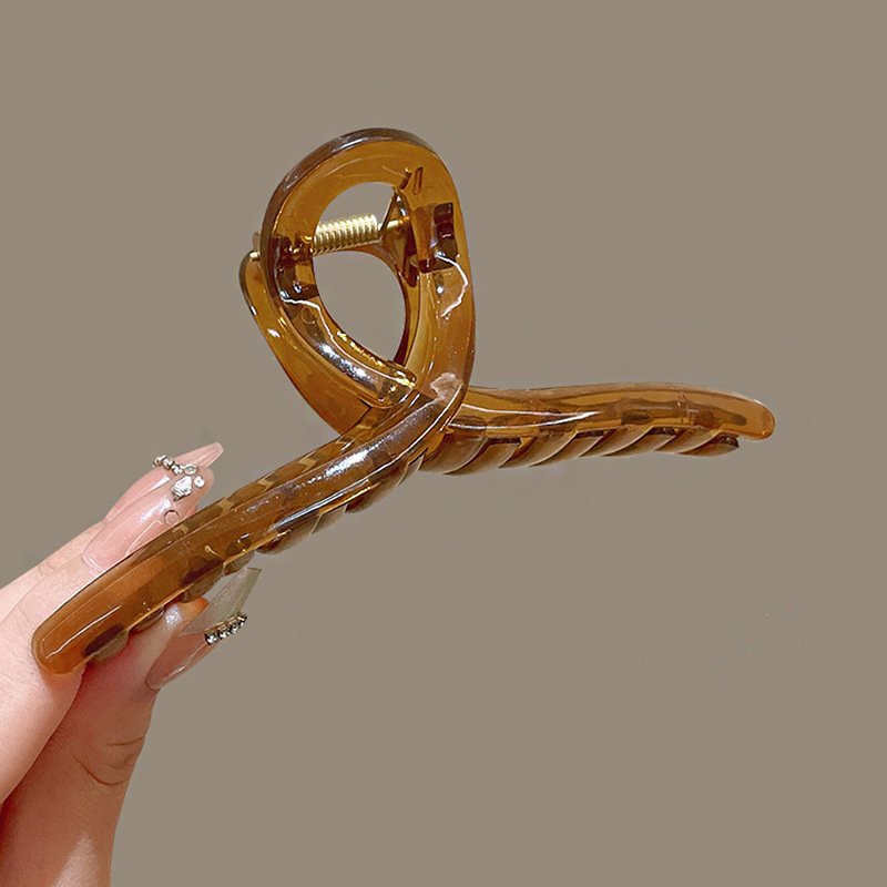 Pinza de Garra con Moño de Gato Grande de Materiales Mixtos para Mujeres