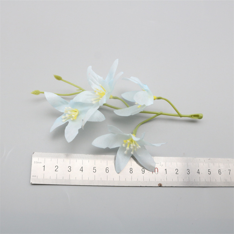 仿真文小兰花花束假花 diy手工簪花古风头饰材料拍摄跳舞家居装饰|undefined