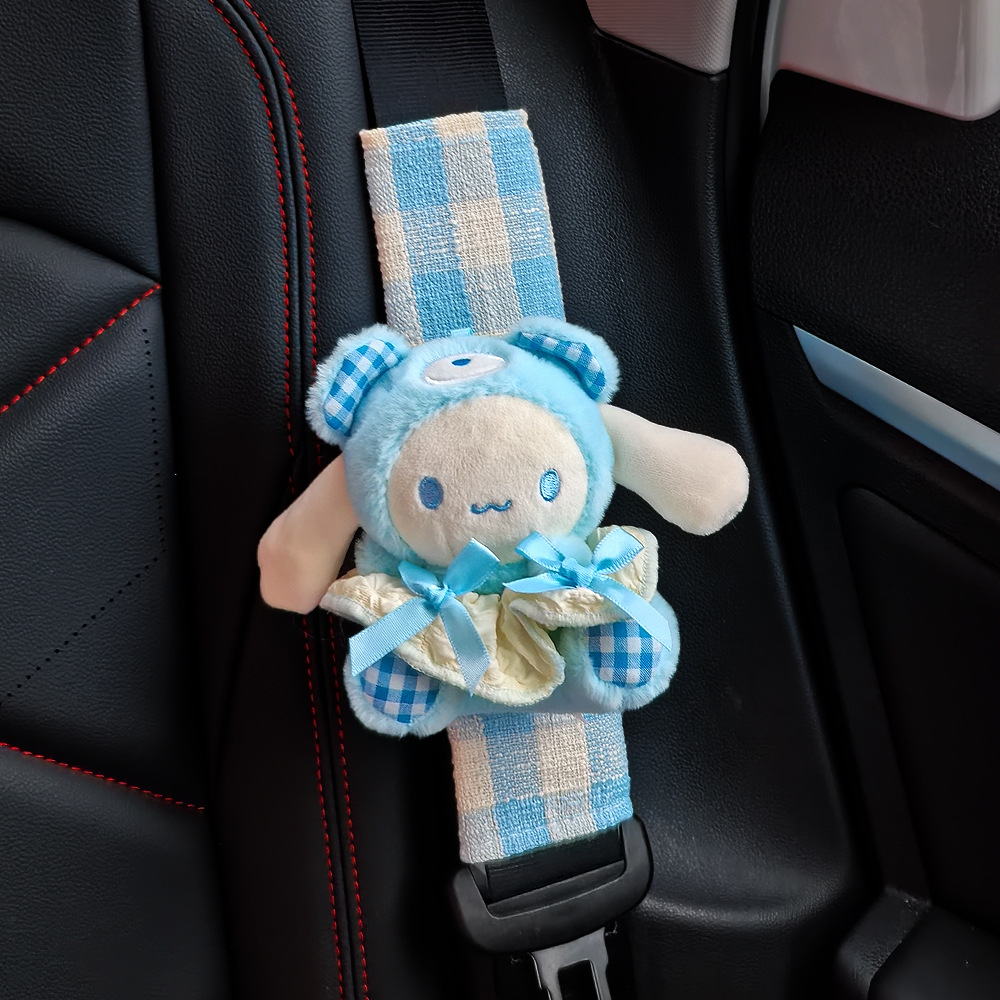 Funda Protectora para Cinturón de Seguridad de Auto de Peluche Decorativo