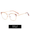 L95537 Cross -border hot -selling model anti -Blu -ray computer glasses fashion foreign trade flat lens metal glasses frame