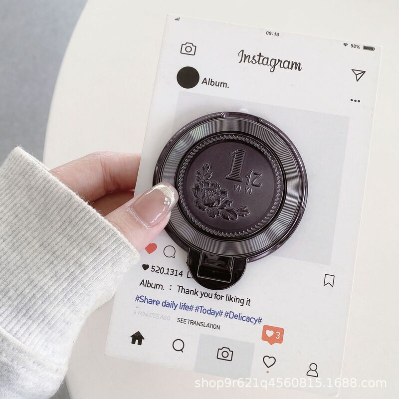 1億稼げる回転減圧ジャイロ携帯電話ケースホルダーデザイン携帯電話バックステッカーホルダーCDパターン水平垂直両用|undefined