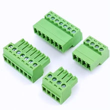 免焊对接PCB接线端子15EDGK/RK-3.5/3.81间距对插式线座铜环保绿