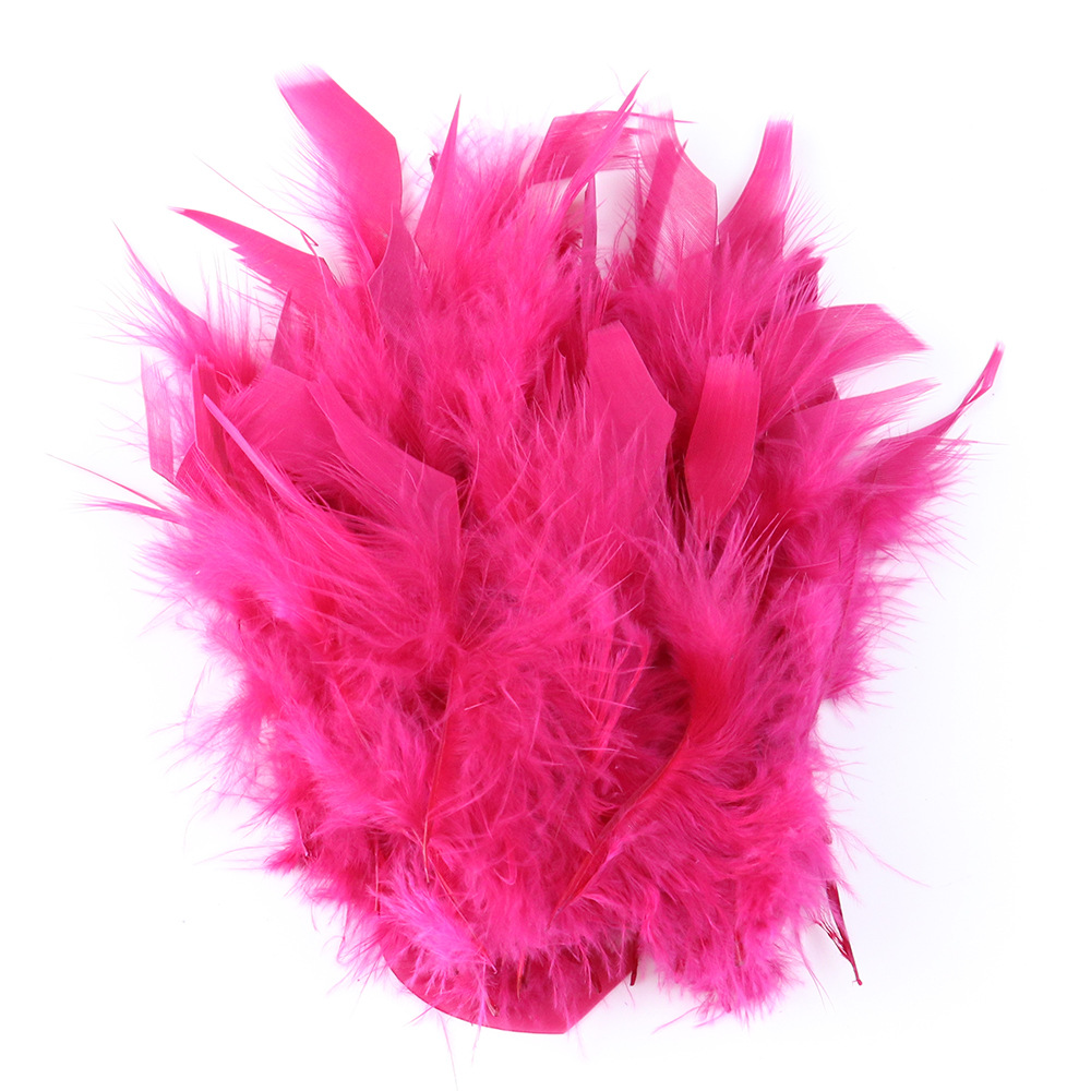 10 - 15cm toque de pelo de pavo piezas de fuego multicolor opcional DIY material hecho a mano image 24