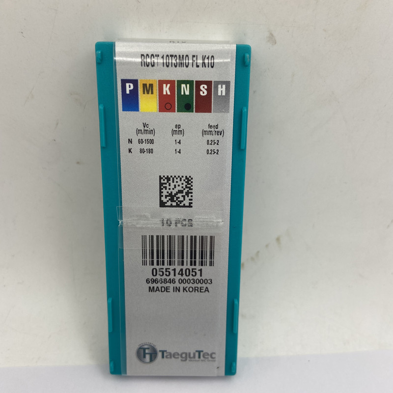 Taegutec特固克R5加厚铝用切削刀具RCGT10T3MO FL K10数控刀片