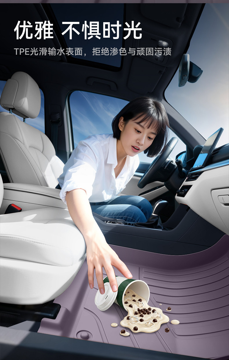 Suitable for Changan Deep Blue S05 floor mats TPE27 model 2026 starry sky carpet interior decoration accessories modification kit