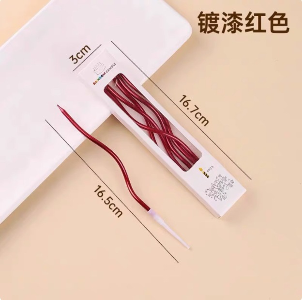 Vela curva 5 cajas-pintura de cruce rojo