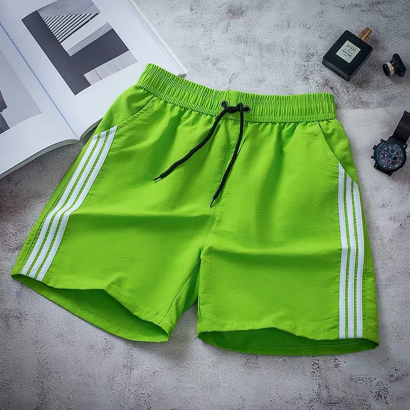 Summer Men's Beach Sports Fitness Running Quick-drying Three-point Pants Casual Home Pajama Pants Three-point Track and Field Shorts