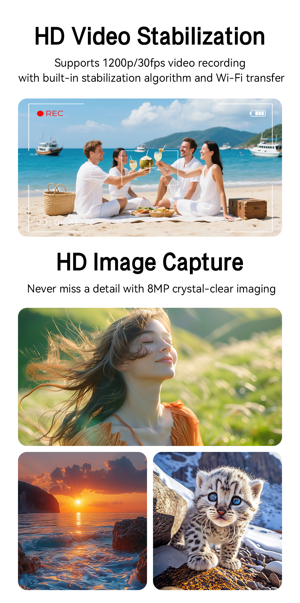 Smart Glasses With Camera For Photo, Video, Calling And Translate_voghion.com