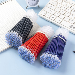 Neutral Refill 0.5 Needle Head Cute Black Refill Giant Can Write Water Pen Carbon Signature Pen Neutral Refill Wholesale