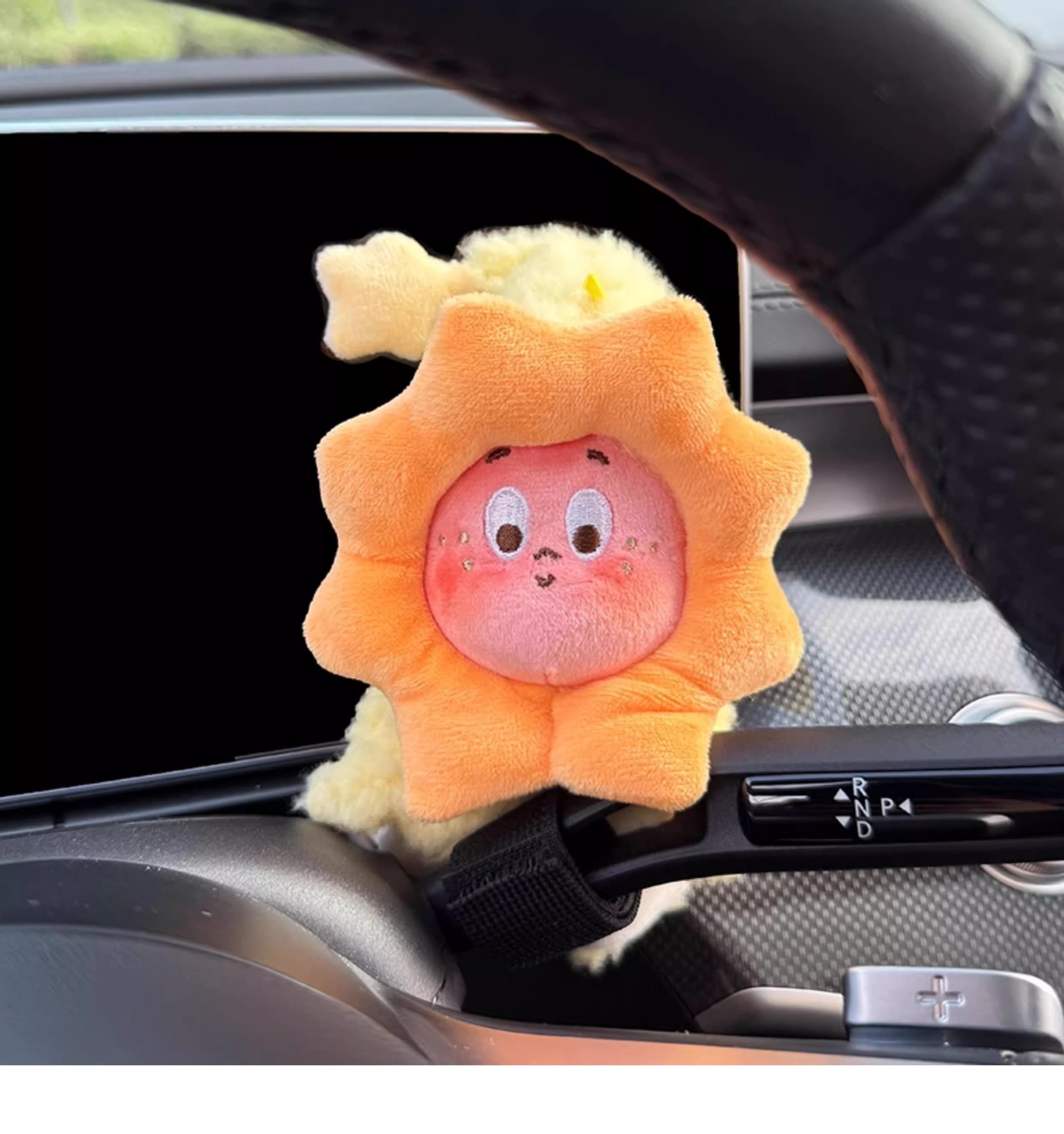 New car gear shift decoration accessory, cute star-shaped figure, wiper decoration doll, turn signal light toy for women