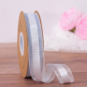 2,5 cm flor embalaje cinta material al por mayor ramo decoración pastel cinta floral cinta de nieve