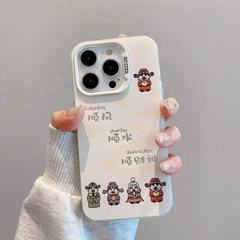 新年財神柄 Apple 17 Pro Max用スマホケース 個性的で元気なデザイン iPhone16/15/14対応 テキスト13