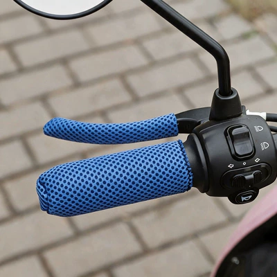 and Tricycle Handlebar Protective Cover, Handlehold cover - 1-pair-of-dark-blue-breathable-tram-handle-gloves-breathable-and-sweat-absorbent-routine