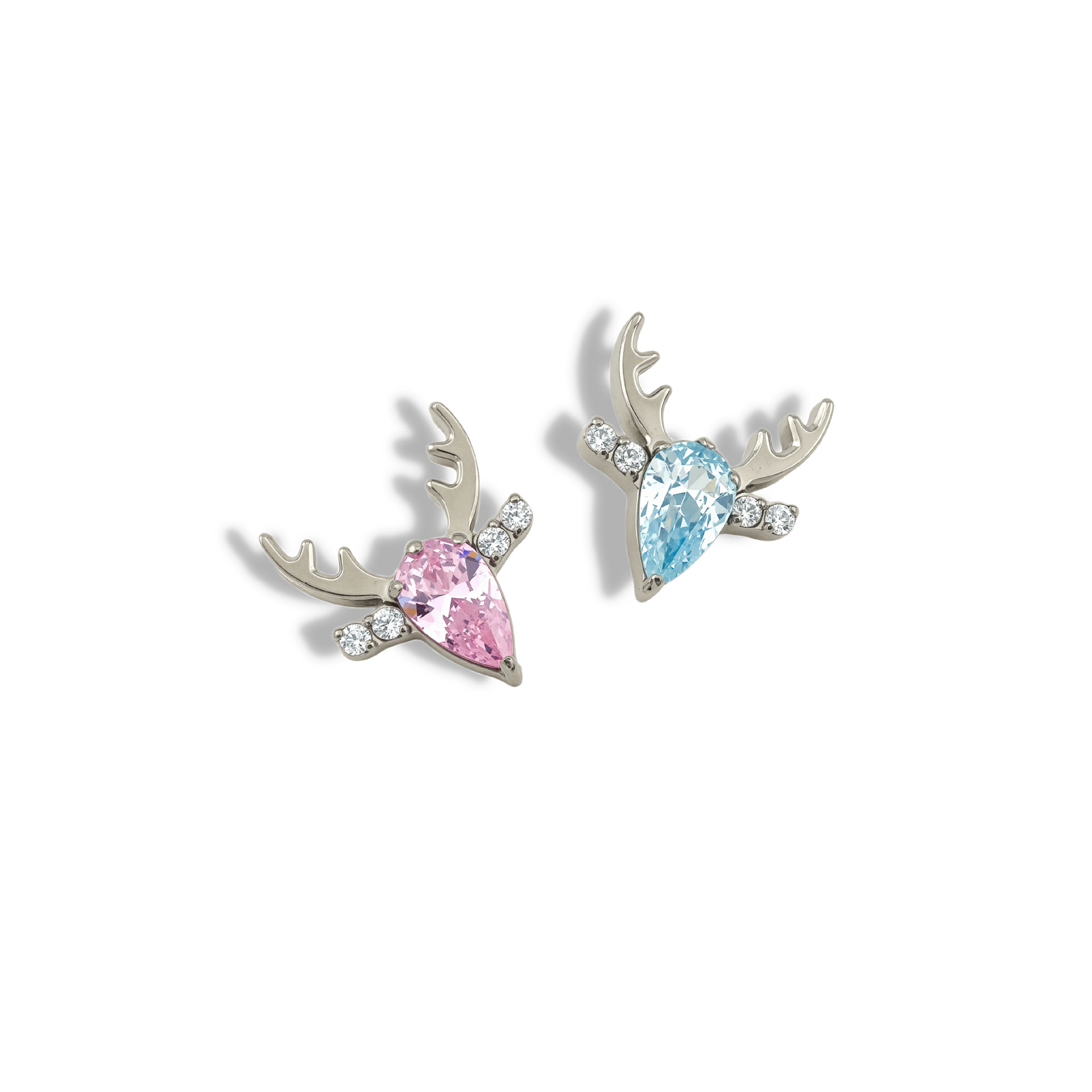 Pointed titanium steel lip stud product view