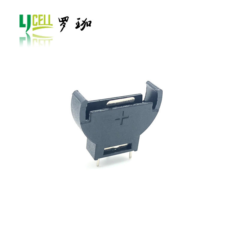 厂家销售CR2032电池座  三脚立式3V 电池扣电池盒插件