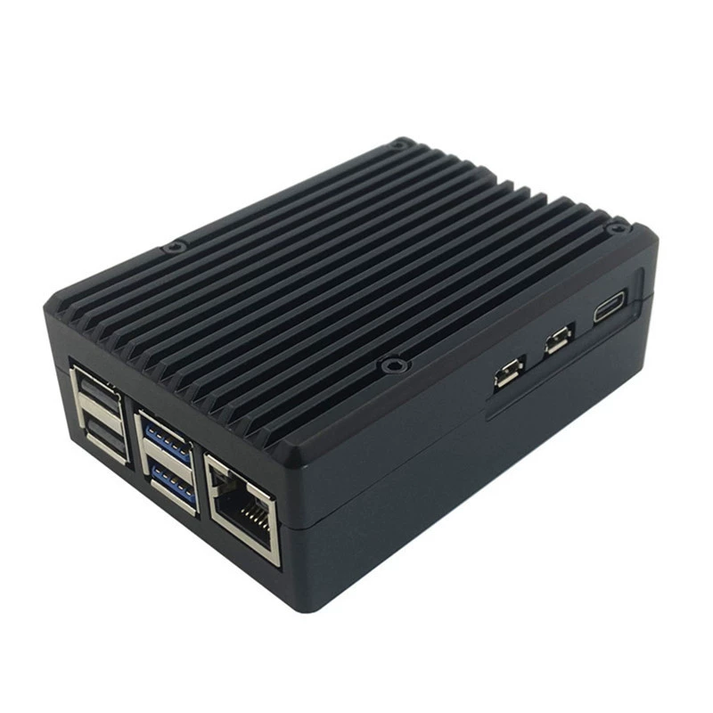 Корпус из алюминиевого сплава для Raspberry Pi 5, радиатор из металла, кожух Raspberry Pi 5B