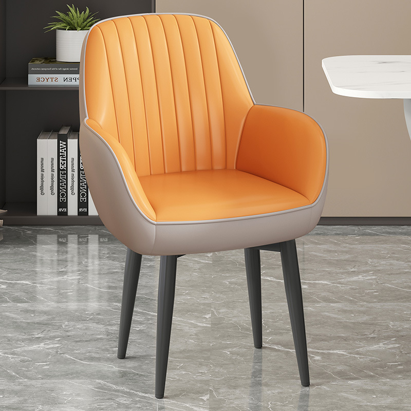 전면 주황색 [고양이 긁는 피부] 올 블랙 탄소강 고정 발