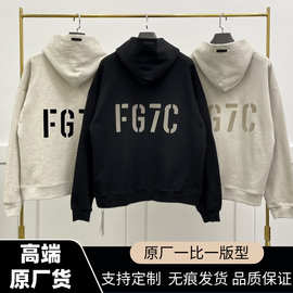 FG7C第七季主线ESSENTIALSZONE卫衣印花字母宽松潮连帽衫卫衣男女
