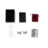 QK-C8149 [304 stainless steel clamps*2+lock finger cots*2+black mesh gloves*2]