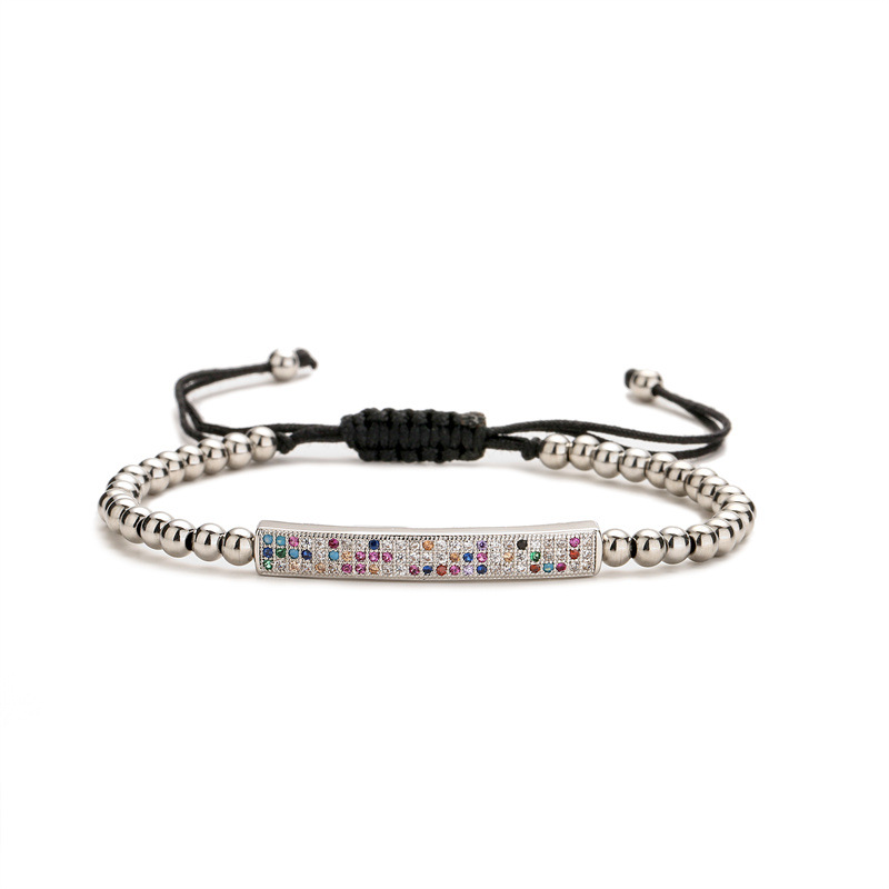 Le Cuivre Style Simple Style Classique Perlé Forme De Cœur Bracelets display picture 4