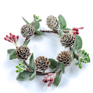 Christmas Lantern Accessories Wreath Decorations Small Hanging Ornaments Accessories Manufacturer Bow Atmosphere Christmas Atmosphere Decoration
