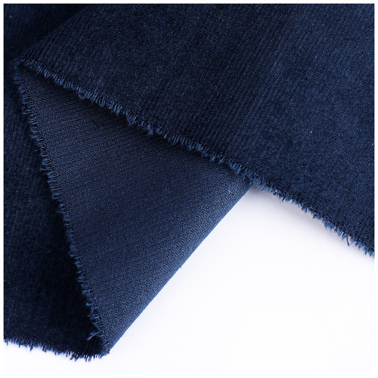 Fábrica Shaoxing al por mayor 21 vatios de algodón sólido spandex fibra de fibra de lana pantalones