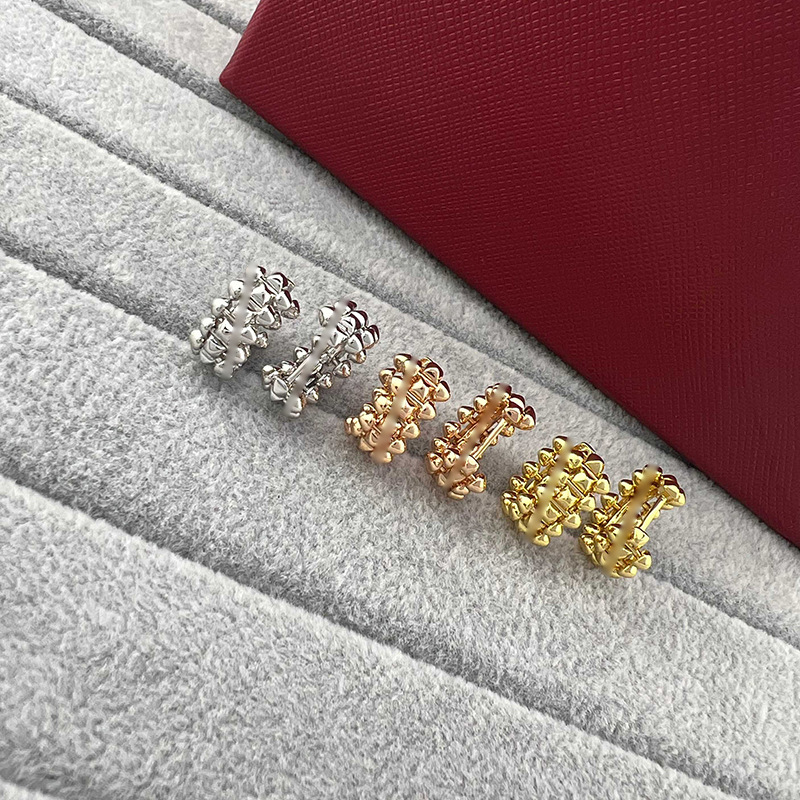 2025 New Style Rivet Small Bullet Earrings for Women, High-End, Exquisite, Light and Luxurious, Versatile Earrings 2025 New Style Rivet Small Bullet Earrings for Women, High-End, Exquisite, Light and Luxurious, Versatile Earrings