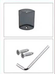 벽 시트 블랙 (나사 포함)