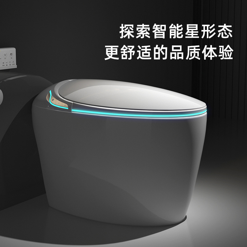 Nuevo inodoro inteligente de huevo de nube totalmente automático de lavado de trasero de inodoro doméstico de departamento de hotel suministrado directamente por el fabricante