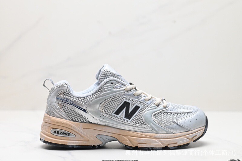 国境を越えた熱い販売莆田靴お父さん靴 nb530 シルバーレトロカップルランニングシューズ N 字型男性と女性のカジュアルスポーツシューズ|undefined
