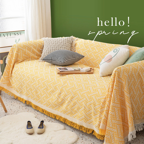 Nordic ins internet celebrity full cover sofa towel full cover sofa cover cover towel universal sofa cover blanket blanket