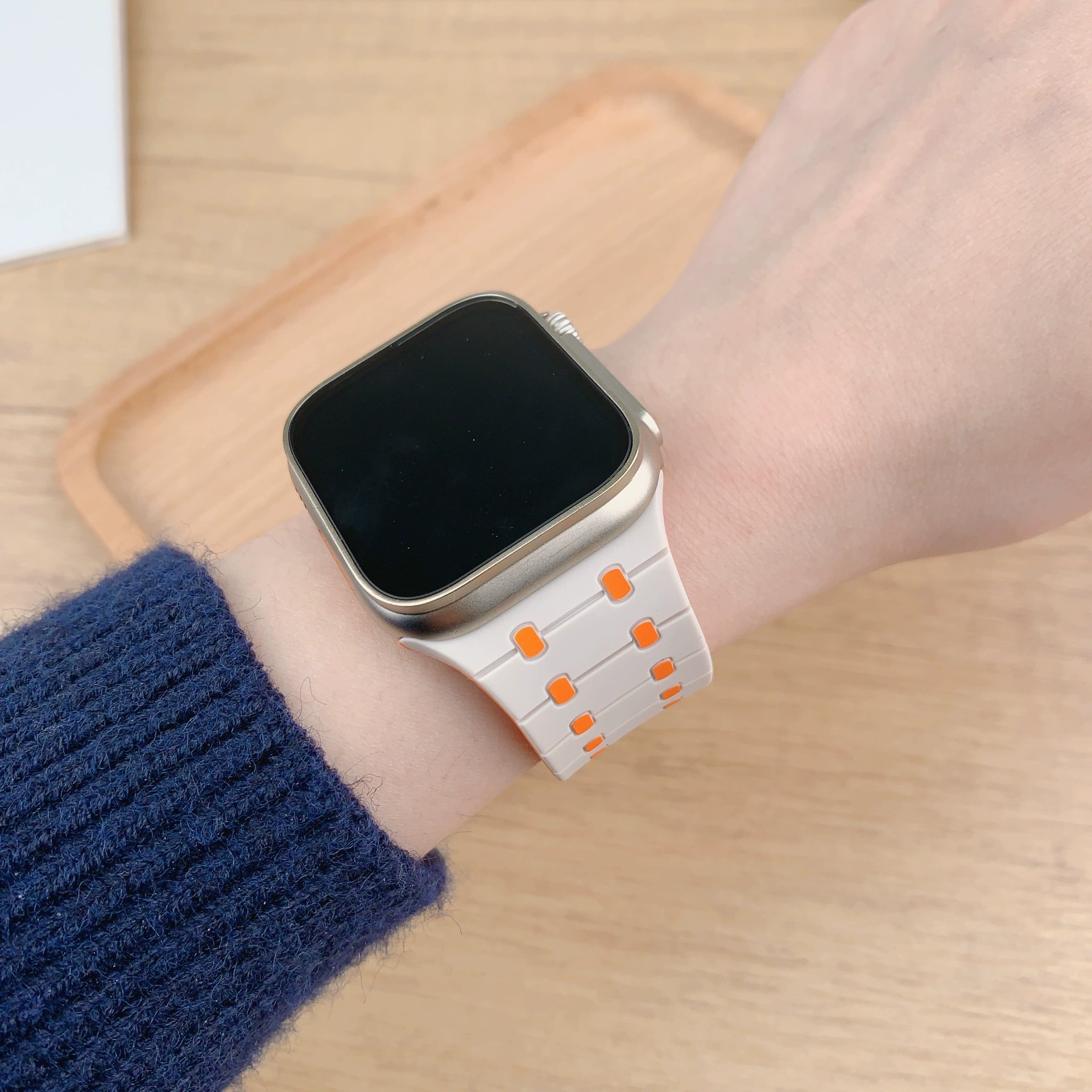 Apple, гибкий силиконовый ремешок для часов, браслет, три цвета, 42 мм, 46 мм