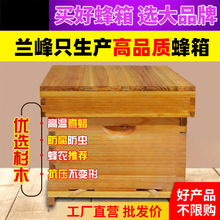 煮蜡杉木标准中蜂蜂箱密蜂具全套养蜂工具蜜蜂箱十框平箱
