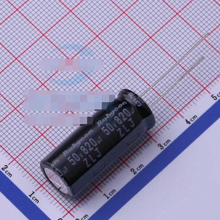 50ZLJ820M12.5X30 参数 820uF 50V 引线型铝电解电容