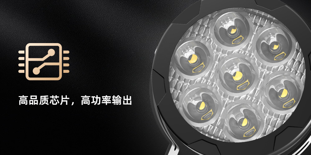 Cross-border Hot Selling Horn Line Set 4.5inch Yellow and White Two-color Motorcycle Fog Lamp Auxiliary Lamp