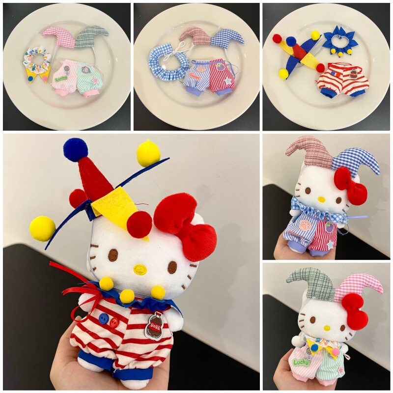 [Only Baby Clothes] Internet Celebrity Hello Kitty Cotton Doll Baby Clothes Dress up Colorfulful Cute Clown Baby Clothes Set