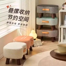 软包茶几家用小板凳小凳子小矮凳简约小椅子客厅沙发脚踏凳换鞋凳