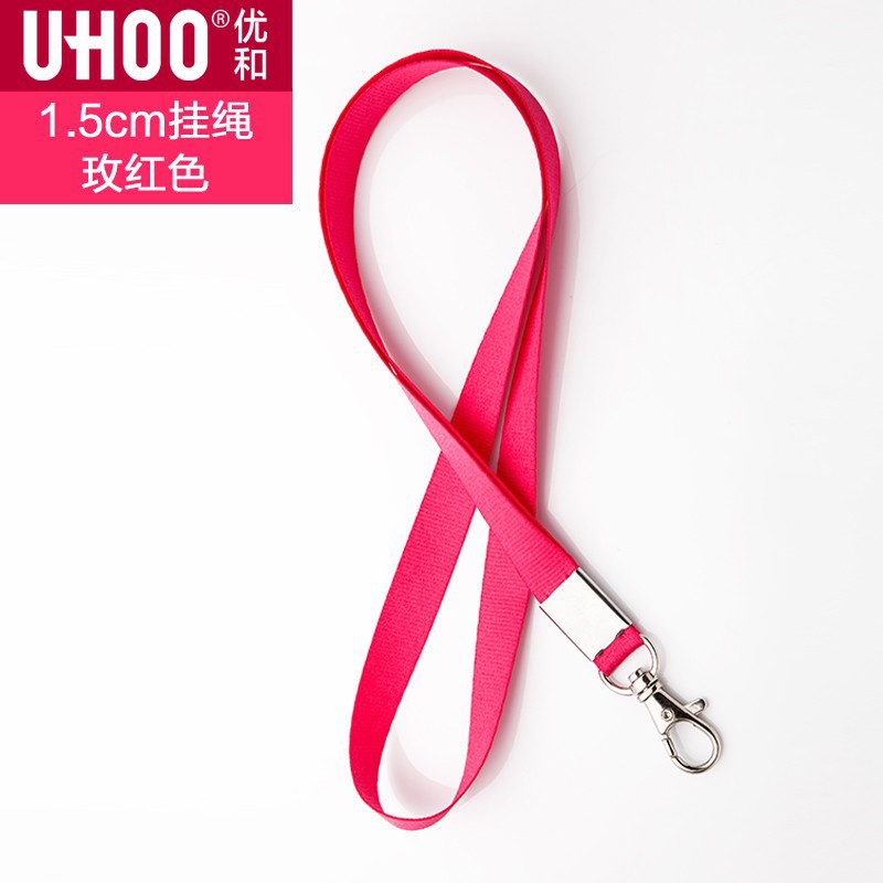 Youhe6742 tarjeta de trabajo cubierta de cuerda de acero inoxidable gruesa hebilla de cuerda de langosta impresión de tarjeta de trabajo de 1.5 ancho