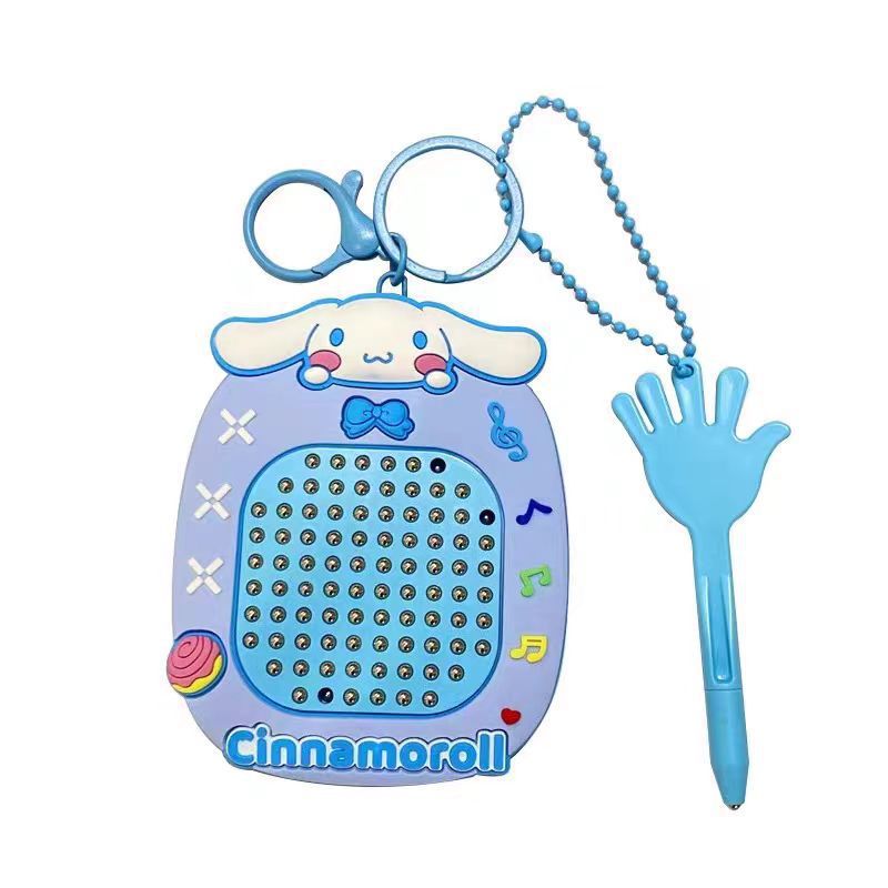 Dibujos animados creativos Sanrio magnético bola de acero tablero de dibujo mochila colgante descompresión tablero de dibujo magnético laberinto juguete al por mayor