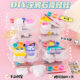 Colored Gypsum Doll Handmade Painting Painted Kindergarten Park Push Gift Small Toy DIY Graffiti Doll
