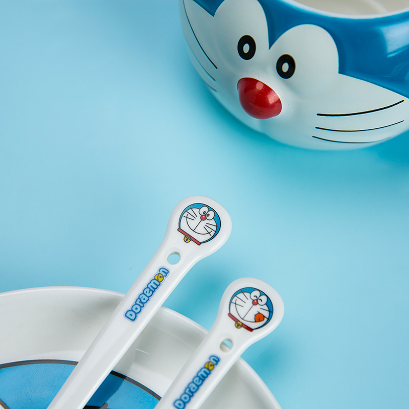 Dora cuchara encantadora caricatura taza de café cuchara creativa japonesa personalidad casera cucharas de sopa de sopa para niños fábrica precio al por mayor