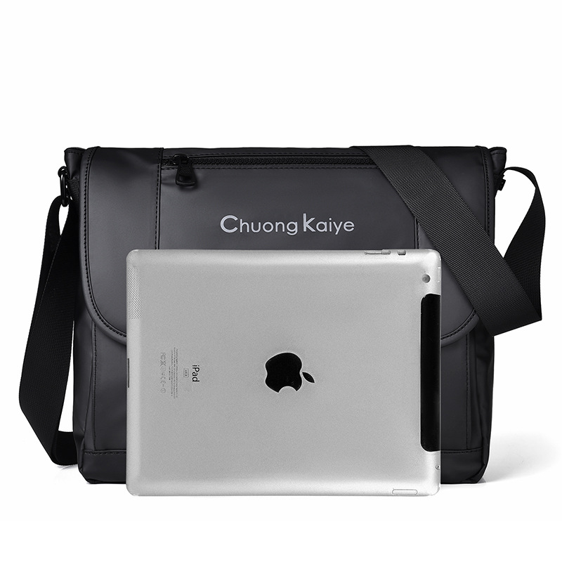 Chuongkaiye nuevo bolso de mensajero de los hombres multi-funcional impermeable bolso de hombro iPad moda marca crossbody bolso de la motocicleta