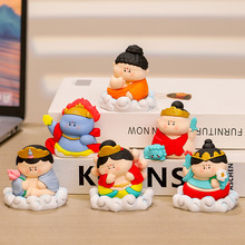 结缘菩萨桌面工位摆件情绪稳定治愈系解压公仔生日礼物可爱小神仙